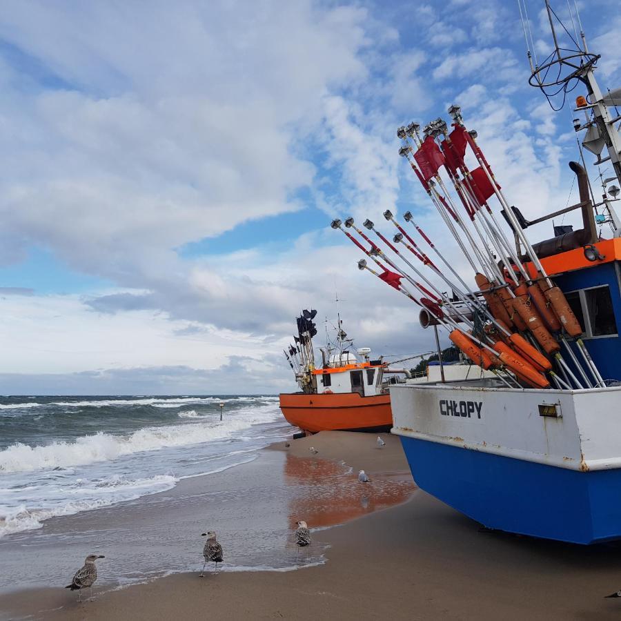 Osrodek Rodzinny "Pod Wydmami" Przy Plazy , Plac Zabaw , Rowery Sarbinowo Exteriör bild
