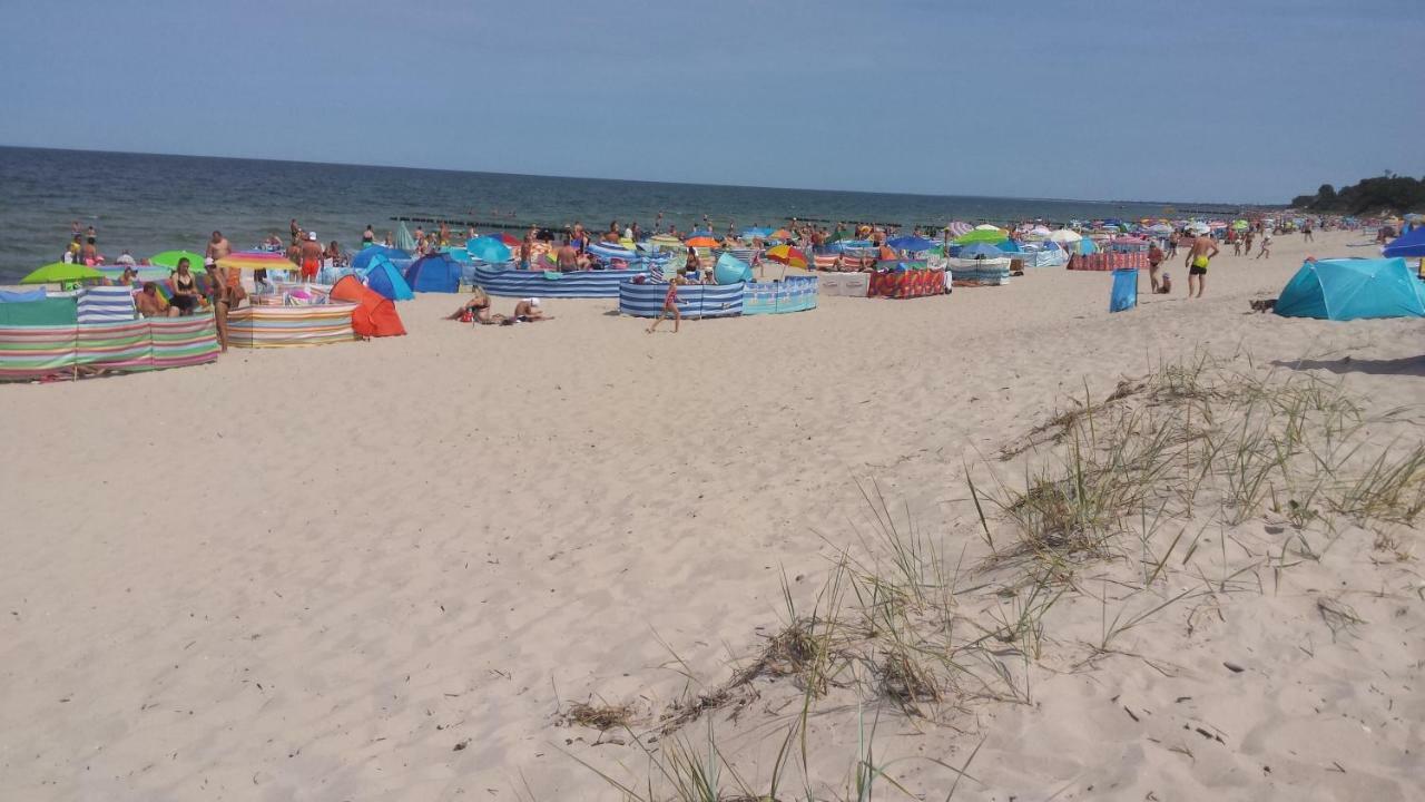 Osrodek Rodzinny "Pod Wydmami" Przy Plazy , Plac Zabaw , Rowery Sarbinowo Exteriör bild