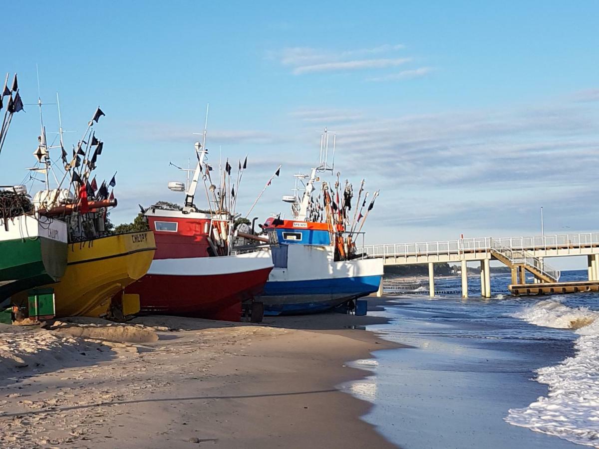 Osrodek Rodzinny "Pod Wydmami" Przy Plazy , Plac Zabaw , Rowery Sarbinowo Exteriör bild